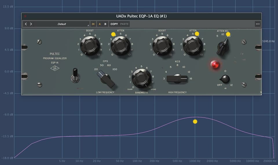 Learn the Pultec EQP 1A 2a